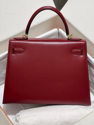 wholesale quality hermes kelly 28 sellier rouge h swift ghw